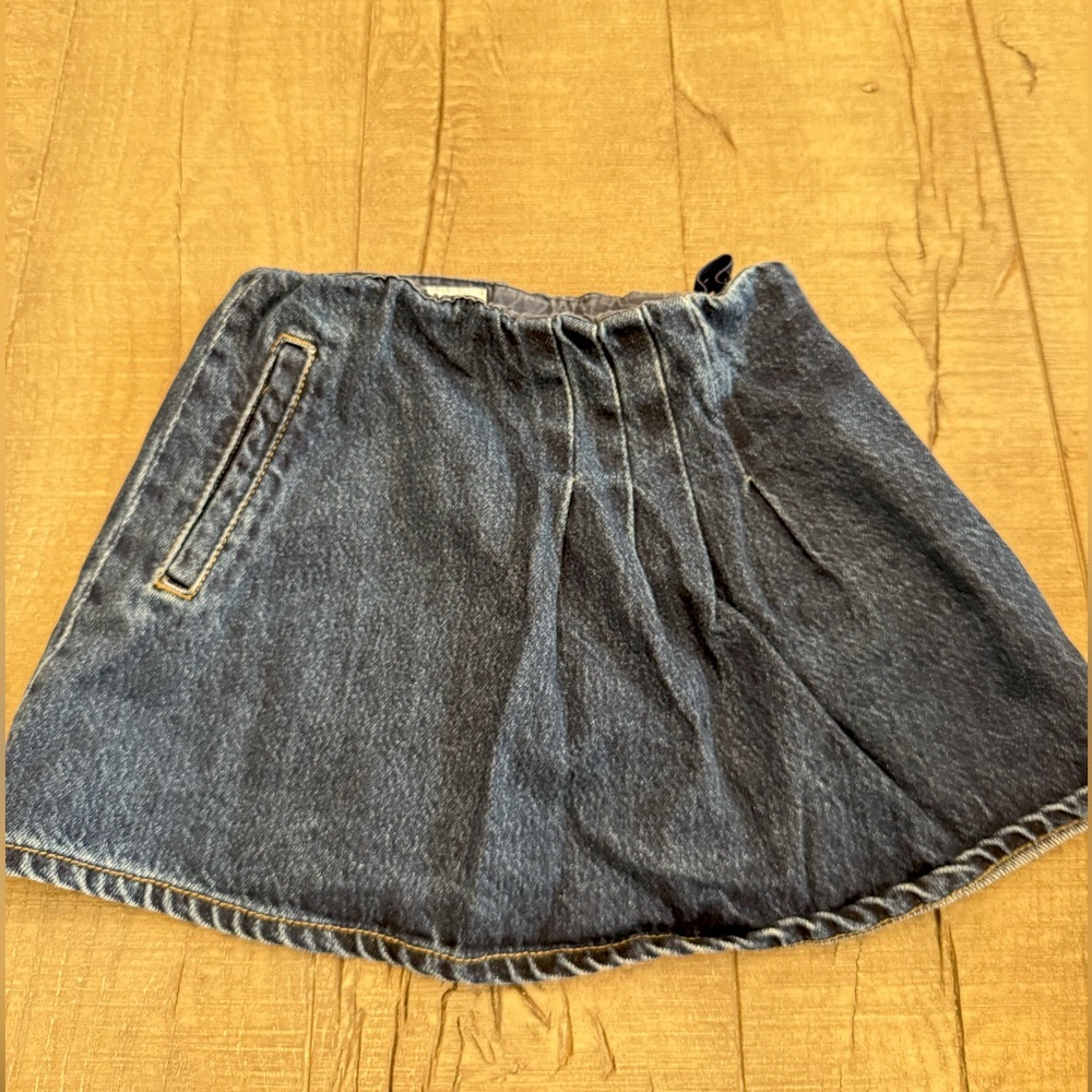 Zara girls denim skort